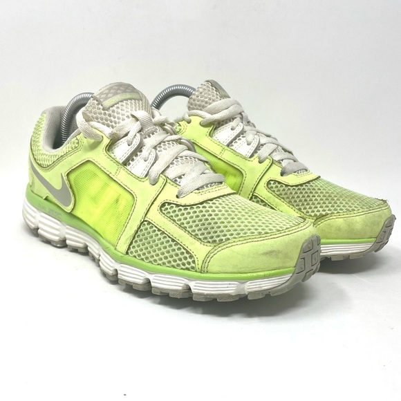 Nike Dual Fusion ST2 Breathe Running Shoe Volt‎ Womens 9.5 - Picture 2 of 9